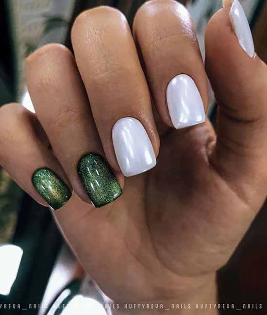 Manucure "oeil de chat" with design 2021: photos, actualités