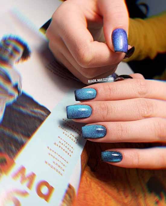 Manucure "oeil de chat" with design 2021: photos, actualités