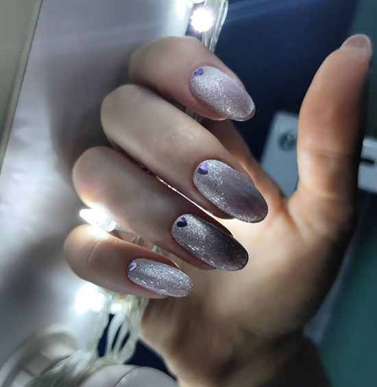 Oeil et coeurs de chat en argent