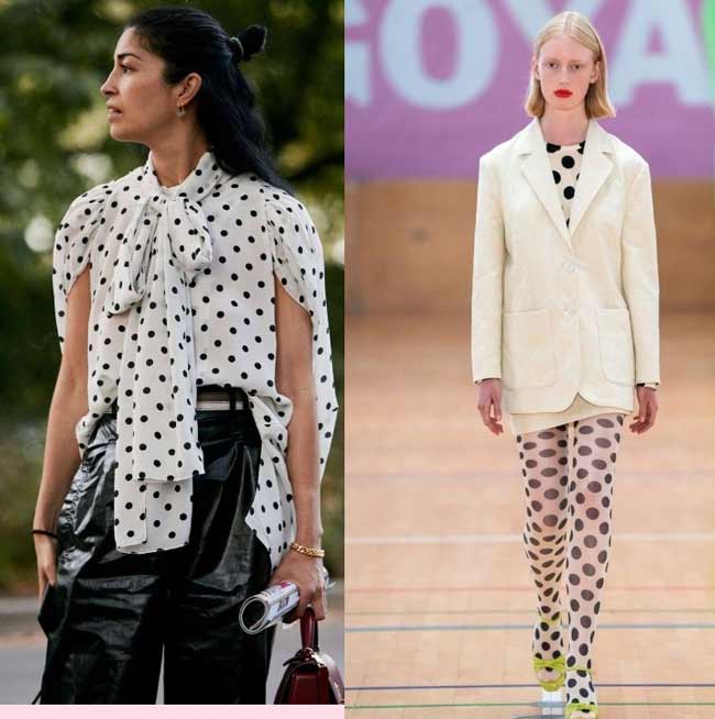 Looks tendance avec imprimé tendance