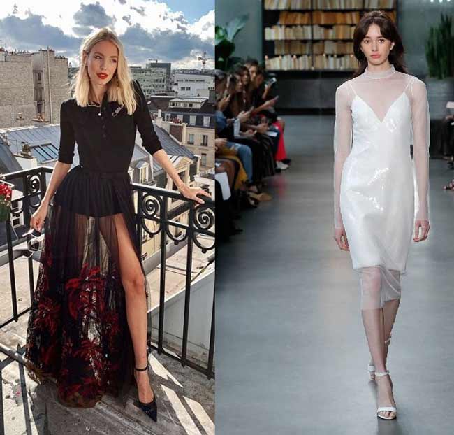 La tendance 2020 de la transparence dans les vêtements