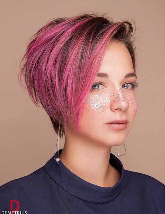 Coupes de cheveux asymétriques: 80 idées de photos, types, tendances de la mode