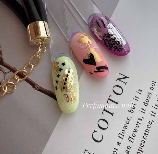 Clous photo avec motif coeurs