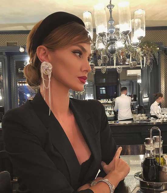 Style de soirée avec bord
