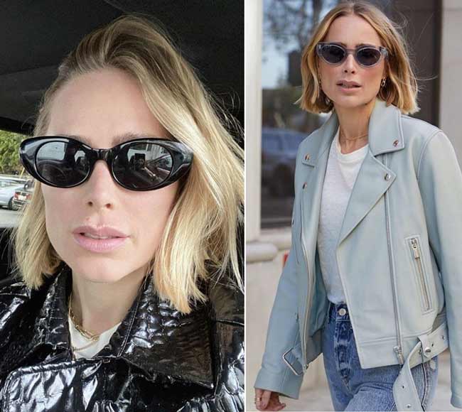 Coupe de cheveux blonde bob