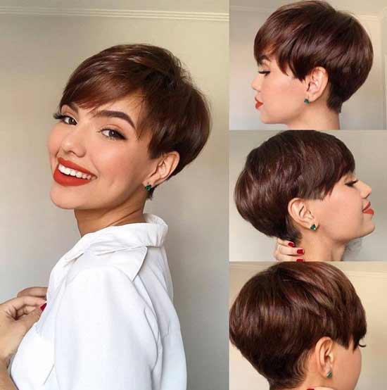 Coupe de cheveux Pixie