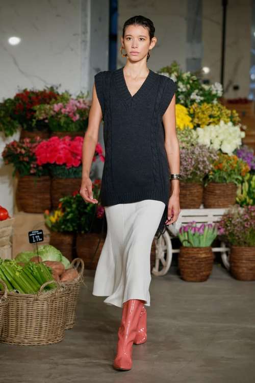 Jupes midi avec quoi porter photo