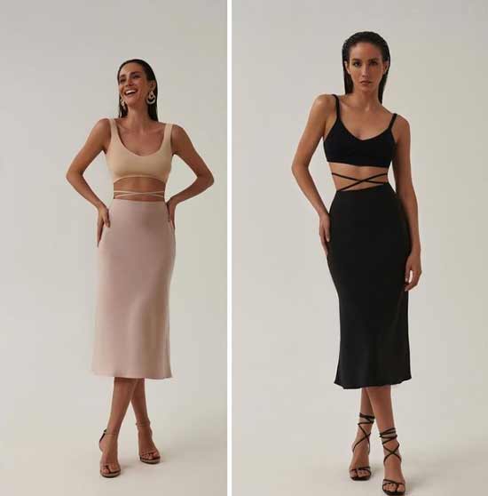 Comment porter une jupe à la mode avec une cravate à la taille