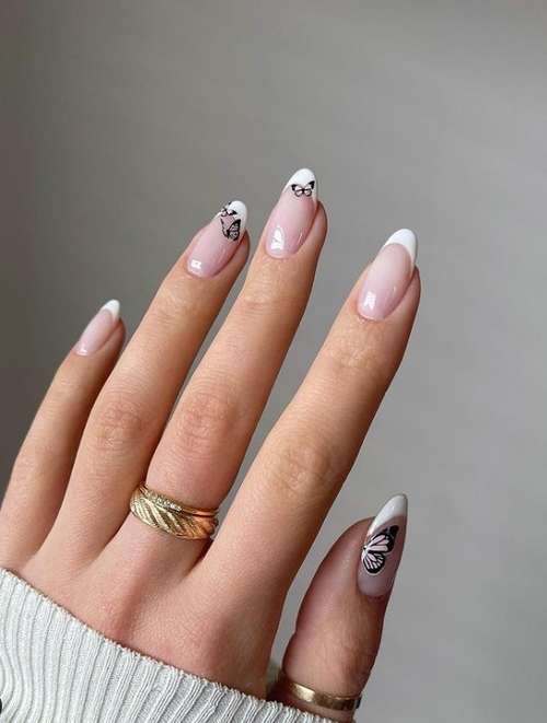 Manucure papillon 2021: nouvelles photos de design