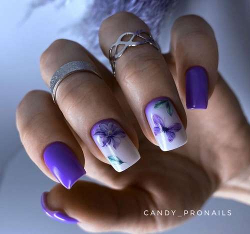 Manucure papillon 2021: nouvelles photos de design