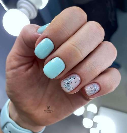 Manucure papillon 2021: nouvelles photos de design