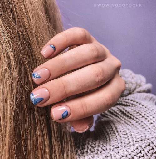 Manucure papillon 2021: nouvelles photos de design