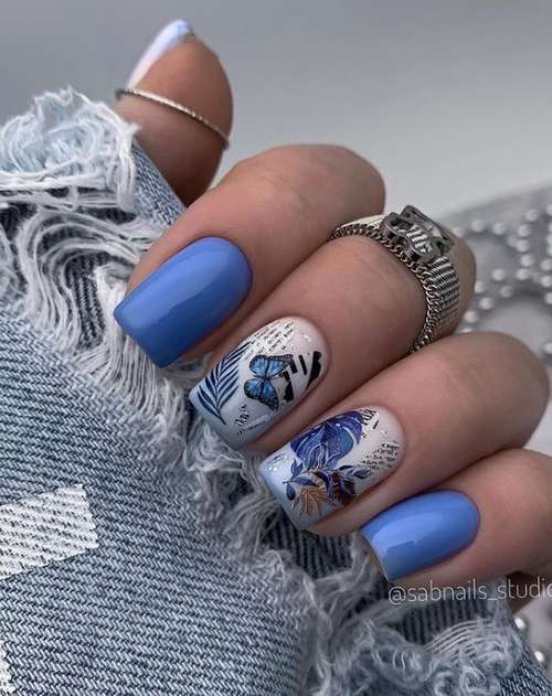 Manucure papillon 2021: nouvelles photos de design