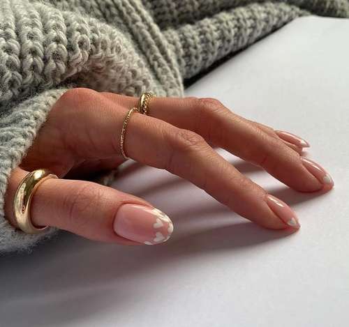 Veste d'art avec des coeurs