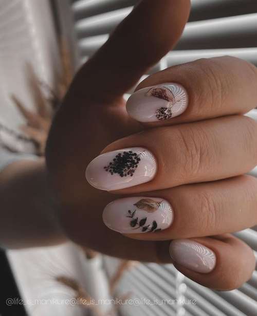 Manucure délicate pour ongles courts 2021: photos, nouveaux designs