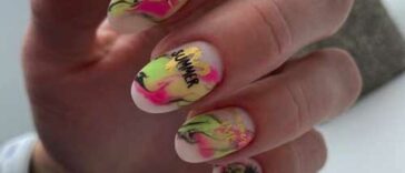 Photo de conception d'ongle d'été