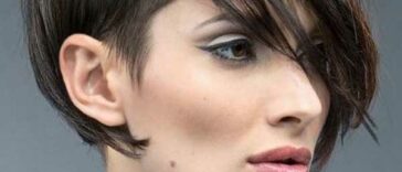 Idées de photos de coupes de cheveux asymétriques