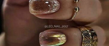 Conception d'ongles oeil de chat