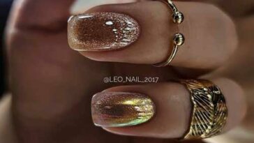 Conception d'ongles oeil de chat