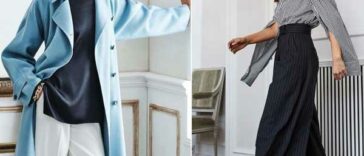 Pantalon à jambe large à la mode