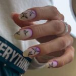 Photo de conception d'ongle de printemps