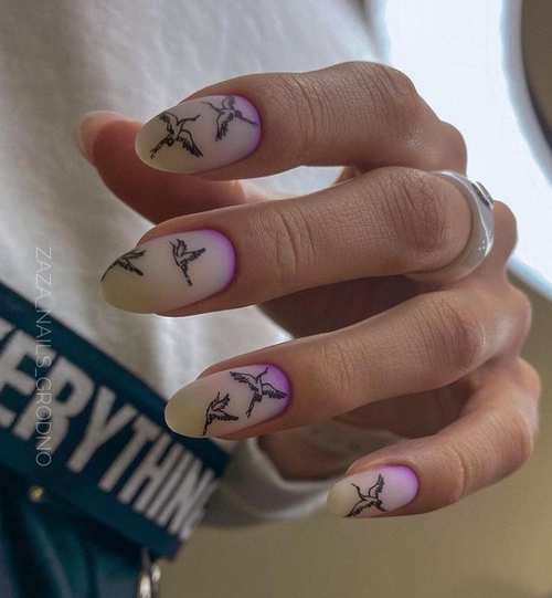 Photo de conception d'ongle de printemps