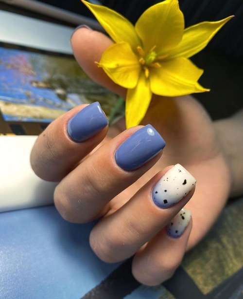 Dégradé laiteux sur les ongles: manucure tendance 2021, photo