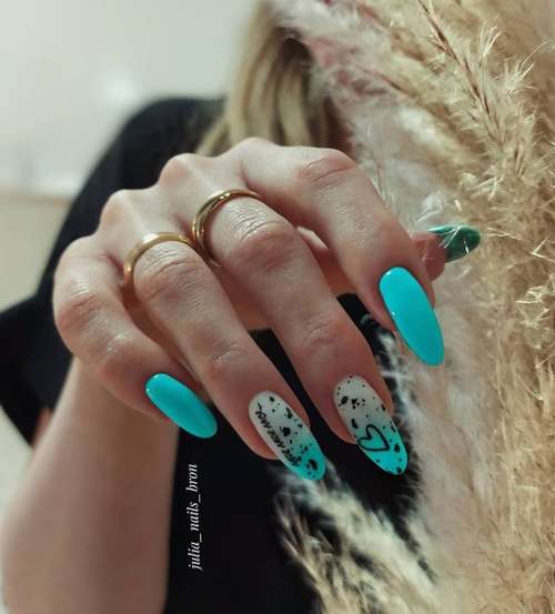 Dégradé laiteux sur les ongles: manucure tendance 2021, photo