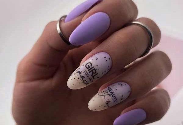 Manucure à gradient de lait