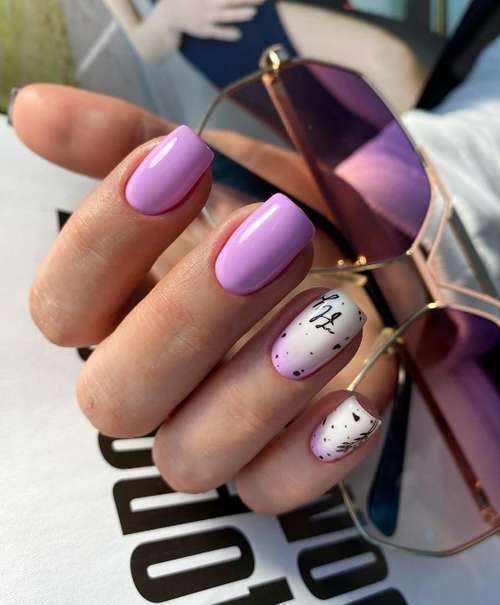 Dégradé laiteux sur les ongles: manucure tendance 2021, photo