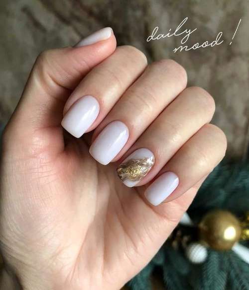 Manucure au lait pour ongles courts 2021: photo, création de mode