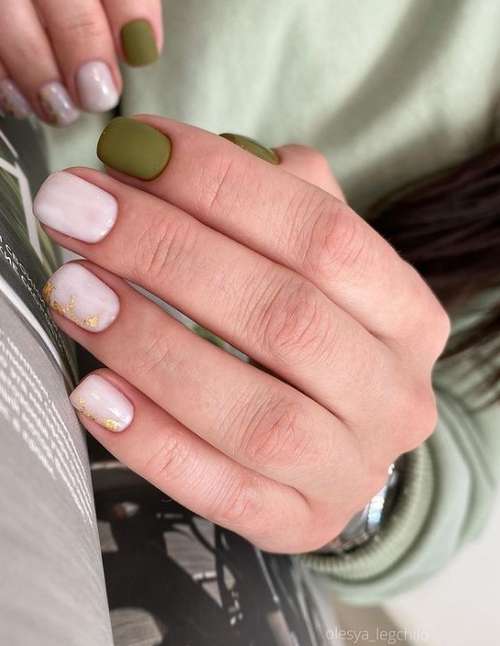 Manucure au lait pour ongles courts 2021: photo, création de mode