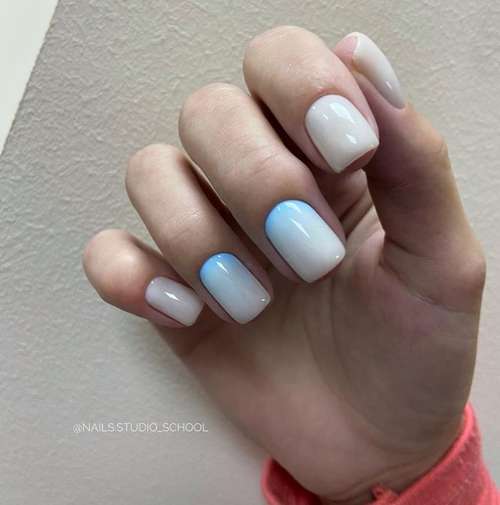 Manucure au lait pour ongles courts 2021: photo, création de mode