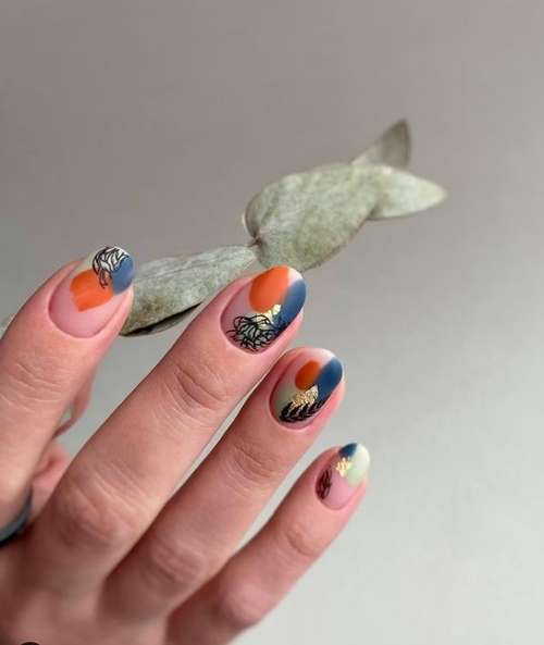 Abstraction sur les ongles