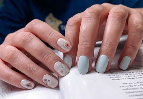 Ongles à dessin de grenade