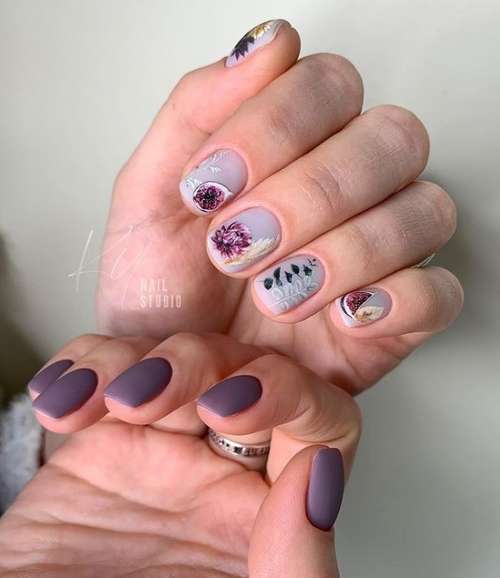 Dessins de manucure fruits