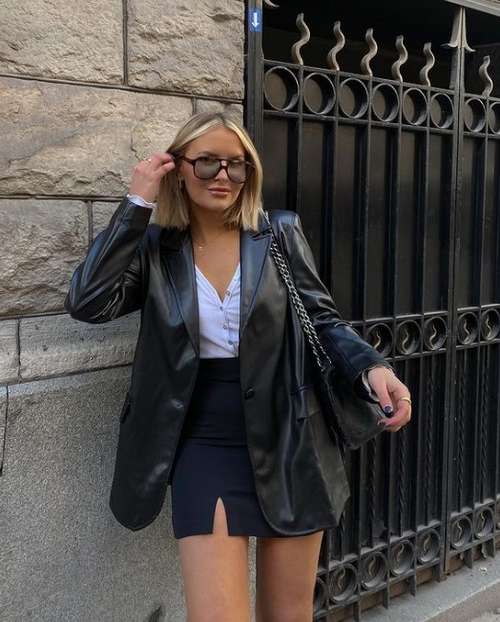 Jupes fendues à la mode: photos avec quoi porter, tendances 2021