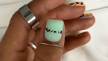 Manucure base camouflage colorée