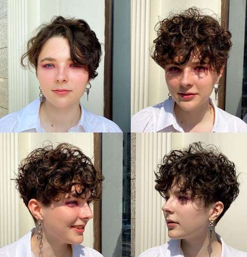 Coupes de cheveux à la mode 2021 pour cheveux bouclés: actualités, tendances, photos