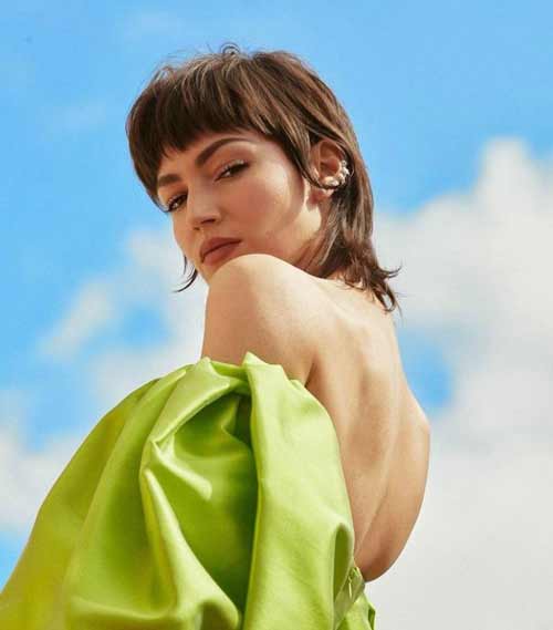 Coupe de cheveux courte mulet