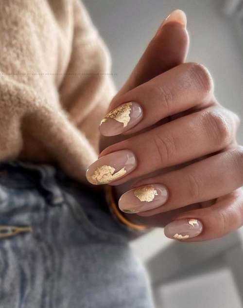 Manucure scintillante