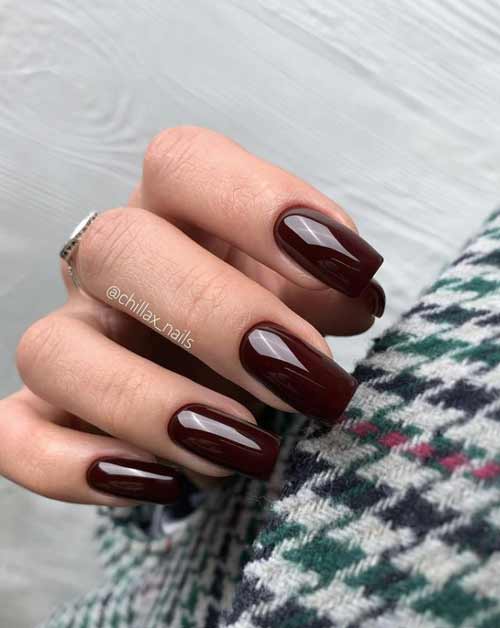 Manucure bourguignonne