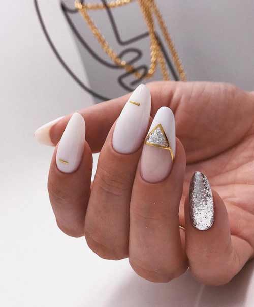 Manucure de mariage française