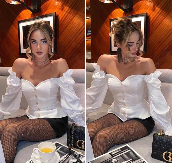 Coiffure à la mode pour la nouvelle année