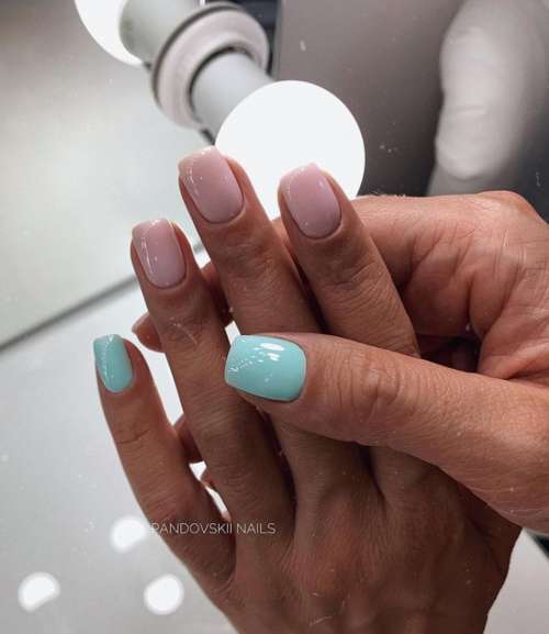 Manucure élégante deux couleurs