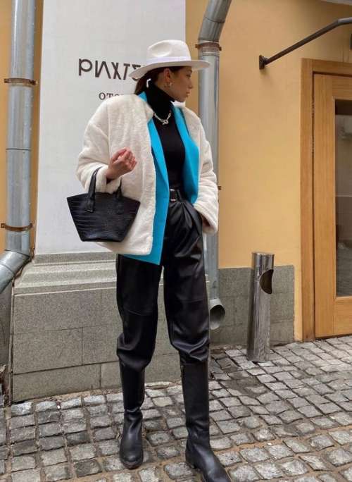 Manteau de fourrure éco-fourrure 2022: tendances, couleurs, modèles de mode, photos