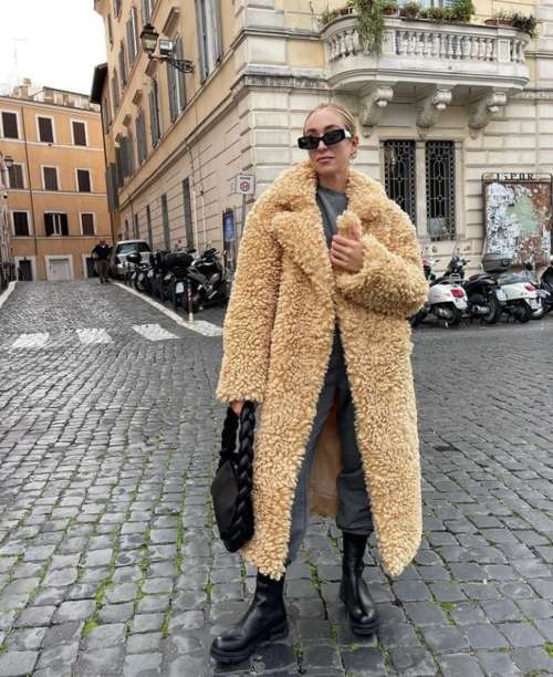 Manteau de fourrure éco-fourrure 2022: tendances, couleurs, modèles de mode, photos