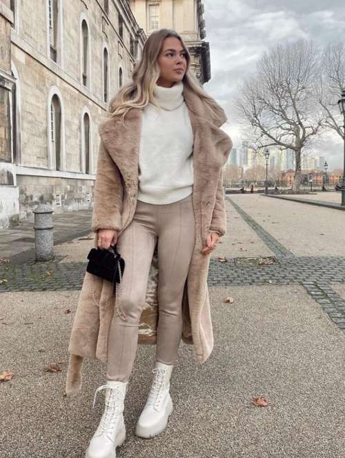 Manteau de fourrure éco-fourrure 2022: tendances, couleurs, modèles de mode, photos