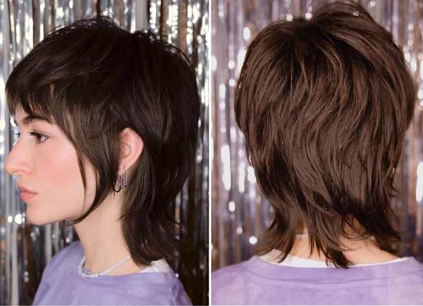 Coupe de cheveux mulet de tous les côtés