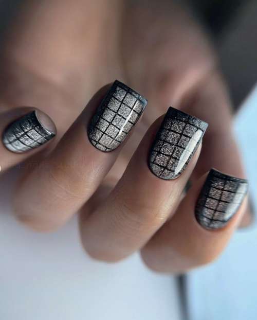 Manucure brillante pour les ongles courts: design 2022, photo